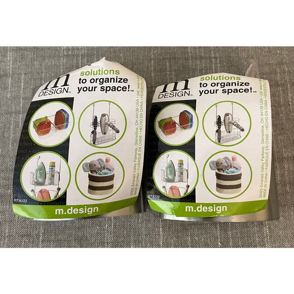 m Design 2 Metal Pen/Pencil Holders Cups - Picture 7 of 7